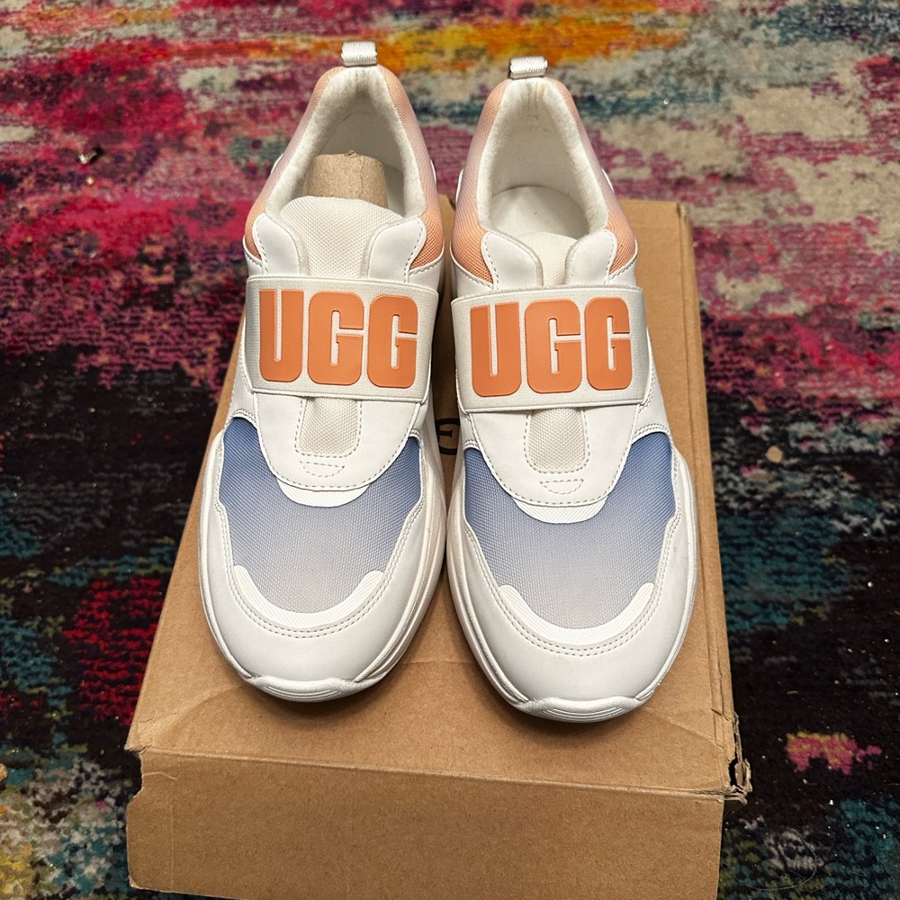 UGG White Peach Accent Women's Sneakers